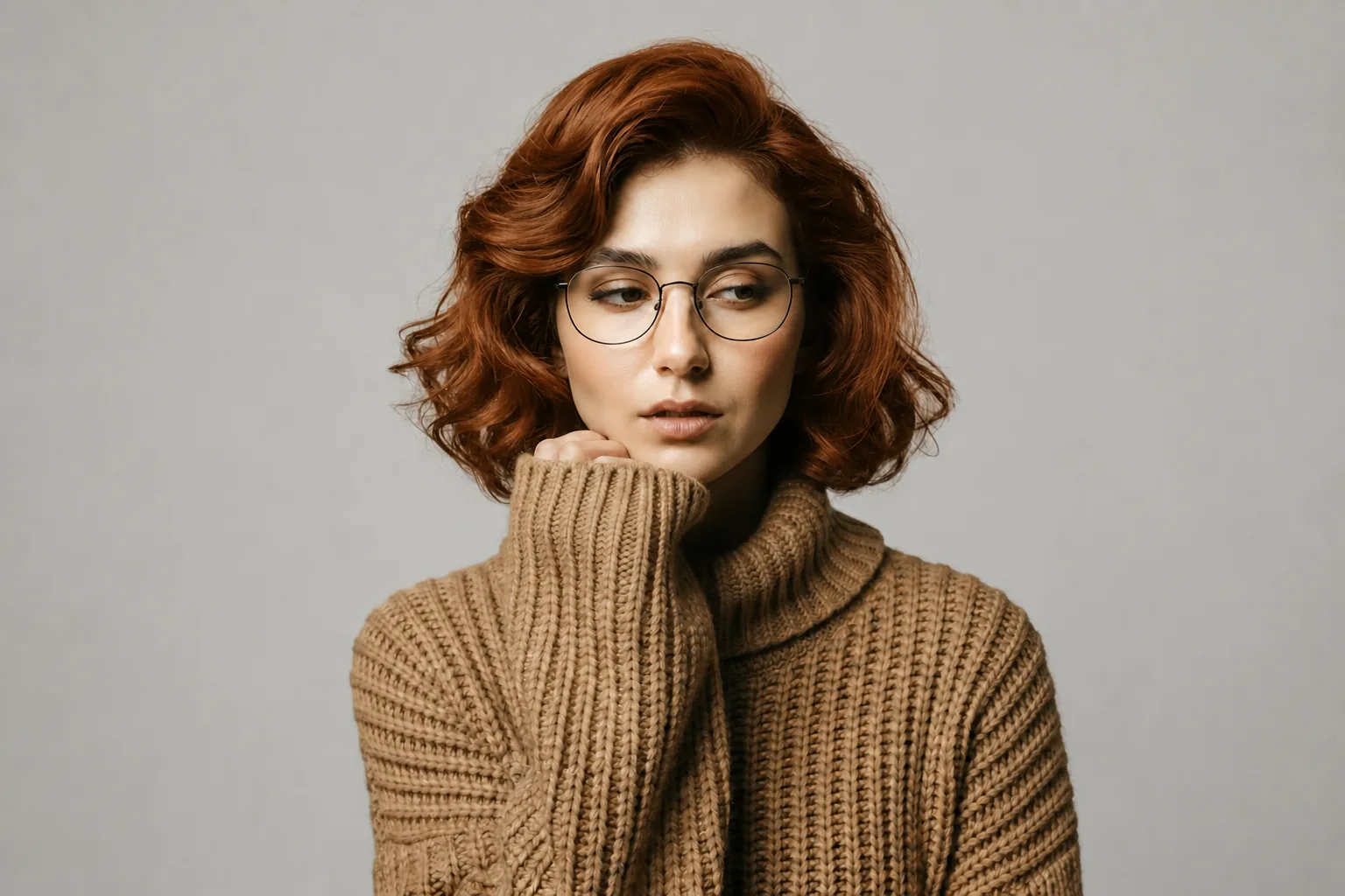 Deep brunette to vibrant copper — after