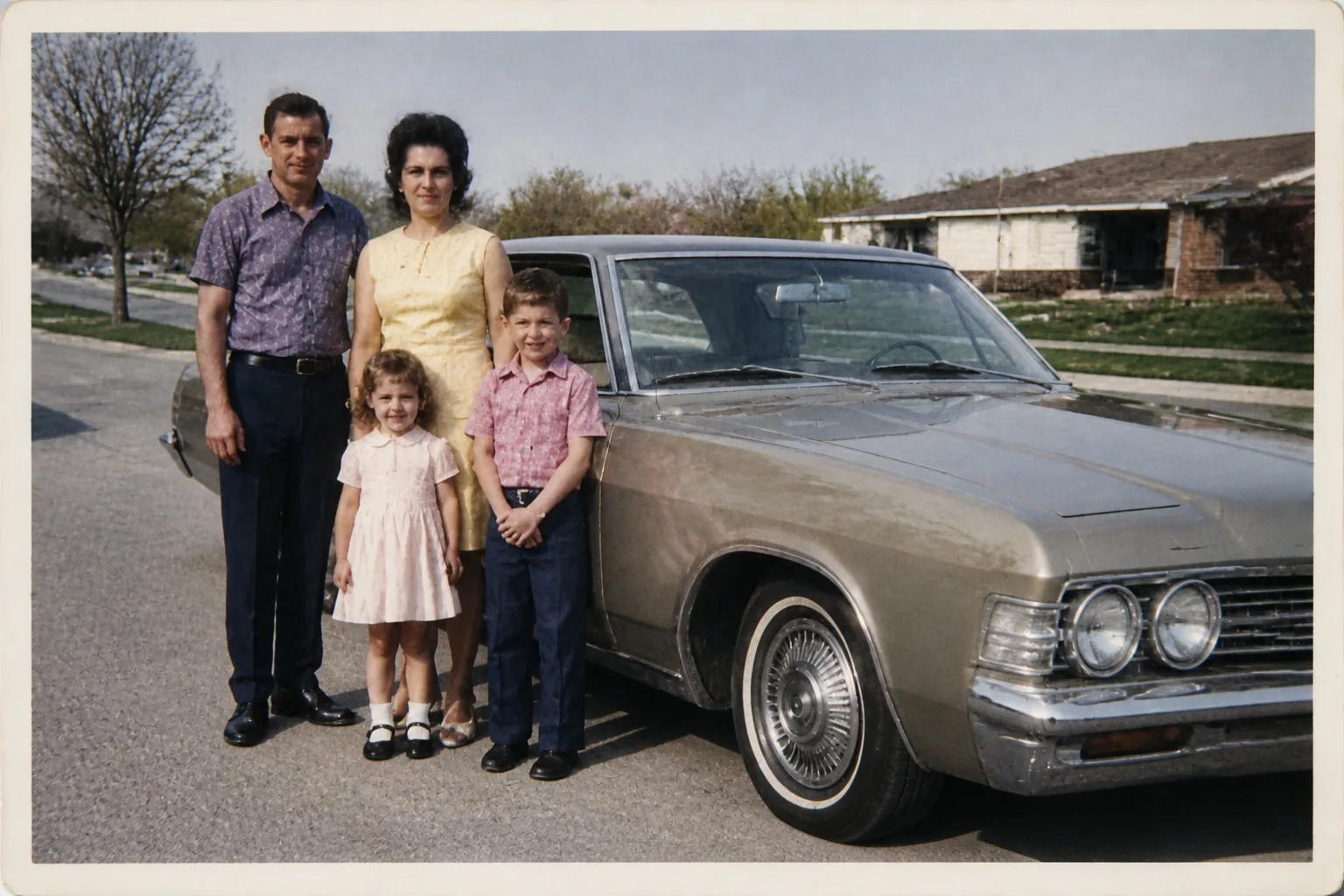 Family photo: restore faded color and clarity — after